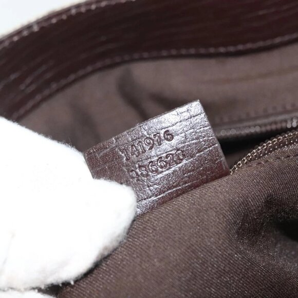 GUCCI GG Supreme Tote Bag PVC Beige Silver 141976 Auth bs28870 - Picture 10 of 16